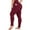 A-Dark Red, variant on Qubber Plus Size Leggings for Women-Stretchy X-Large-4X Tummy Control High Waist Spandex Workout Black Yoga Pants