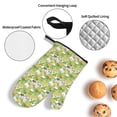 thumbnail image 3 of Pofeuu Gnome and Pineapple Print Oven Mitts and Pot Holders 4 pcs Set,High Heat Resistant 500 Degree Extra Thicken Long Kitchen Cotton Oven Glove for Cooking, 3 of 6