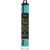 iCraft Deco Foil Transfer 6x12 Tube Aqua 5pc