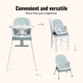 thumbnail image 5 of Dream On Me Lightweight & Convertible Curio Sit N Seek High Chair, Mint, 5 of 13