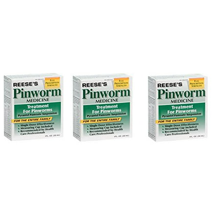 REESE'S PINWORM MEDICINE -(Pack of 3) (Best Medicine For Pinworms In India)