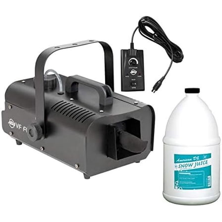 American DJVF Flurry Snow Machine Flake Effect w/Remote & Snow Fluid Gallon$$Sound & Recording