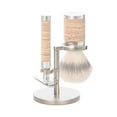 thumbnail image 2 of M HLE ROCCA Stand for Razors & Shaving Brushes , Shave Accessory , Matt Stainless Steel, 2 of 5