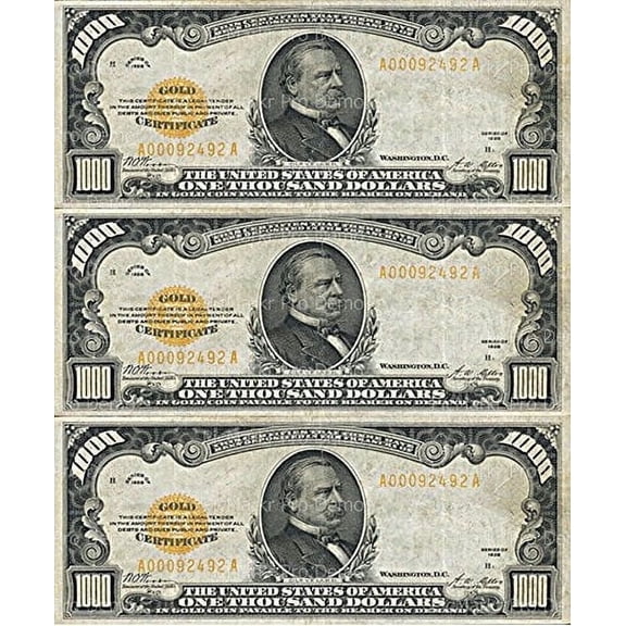 1000 Dollar Bills Birthday Edible Image Icing Cake Topper for Quarter Sheet Cake, by Tnct.