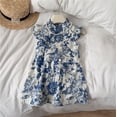 thumbnail image 1 of Vestido de estilo chino para niñas, vestido de abrigo dulce y exquisito para niños en verano., 1 of 6