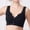 Black, variant on Fatuov Plus Size Wirefree Bras for Women Front Closure Full Coverage Push-Up Bralettes for Everyday, Sexy Thin Breathable Bras