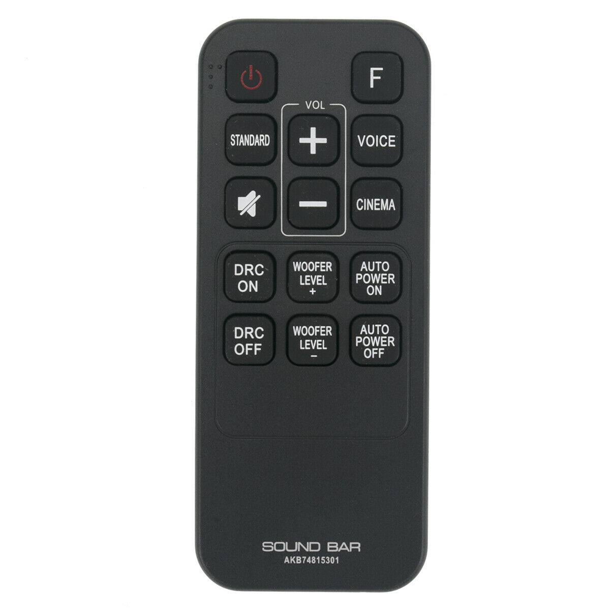 AKB74815301 Remote for LG Soundbar S55A3D LAS454B S45A1D LAS453B SH3B