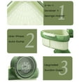 thumbnail image 4 of Cureaway Suction Cup Sink Corner Rack, Cureaway Suction Cup Sponge Holder, Say Goodbye to Gross Food Scraps and Smelly Sinks (2Pcs/All), 4 of 7