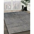 thumbnail image 2 of Ahgly Company Indoor Round Abstract Gunmetal Gray Abstract Area Rugs, 5' Round, 2 of 6
