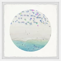 Marmont Hill Blues by the Beach Framed Wall Art, 12" x 12"