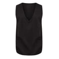 thumbnail image 4 of Rigardu tanks for men mens tank top Men's Fashion Spring And Summer Casual Sleeveless V Neck Solid Color Pullover Undershirt Men's Sports Undershirts Black + XXL, 4 of 6