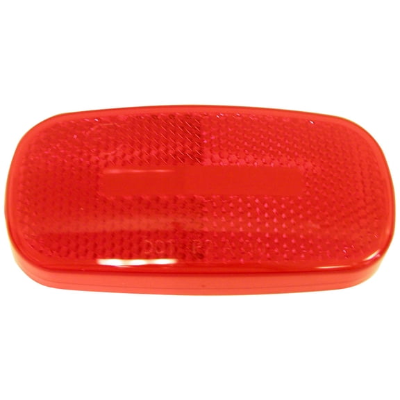 RV Trailer LENS RED - V2549-15R Turn Signal-Parking-Side Marker Light Lens (1)
