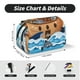 thumbnail image 5 of Disketp Animals on Noah's Ark Estuche de Lápices de Doble Capa con Tapa Abatible y Cremallera, Organizador Escolar para Adolescentes y Adultos, 5 of 7