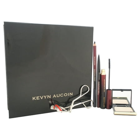 The Best of Kit by Kevyn Aucoin for Women - 5 Pc Kit The Eyelash Curler, 0.18oz The Volume Mascara (Best Makeup Products For Black Women)