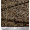 thumbnail image 3 of Soimoi Brown Rayon Fabric Leopard & Wild Animal Skin Printed Fabric 1 Yard 56 Inch Wide, 3 of 3