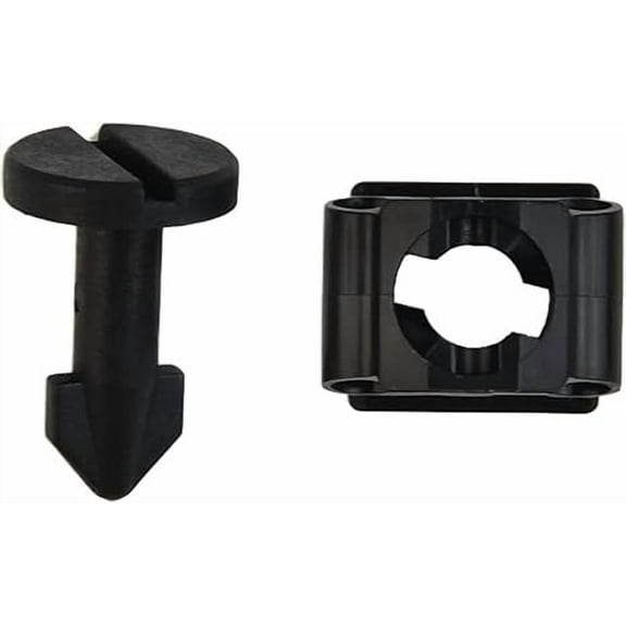 Applicable to 2 Pcs/set Plastic Engine Cover Stud Stay Grommet Kit 91501-SS8-A01 91601SS8A01 for Honda Engine Cover Bolt Bonnet Hood Clips