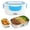 Z2_Blue, variant on Electric Heated Lunch Box for Adults - 40W Fast Heating, 1.5L Food-Grade Stainless Steel, 110V Portable Food Warmer for Work Travel Car(Pink)