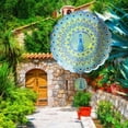 thumbnail image 4 of Molino de viento para exteriores de acero inoxidable multicolor de 29,6 x 29,6 x 0,05 cm. Esculturas de viento., 4 of 11