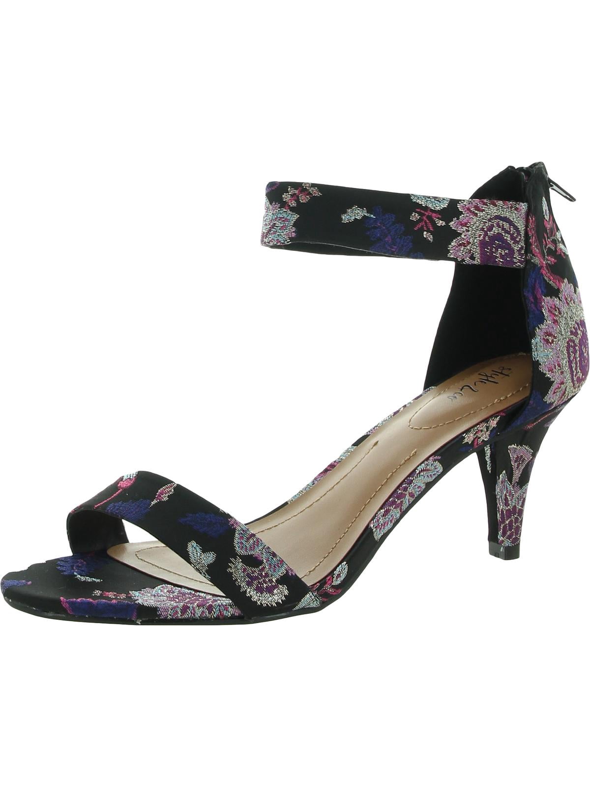 Style Co Womens Martinee Block Heel Sandals Blue Size 9 M main image 1