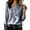 Navy, variant on Women's Plus Size Plaid Shirts V Neck Long Sleeve Loose Tunic Tops Business Casual Tops Basic Blouse Layering Shirt Fall Outfit Yellow
