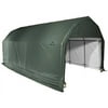 ShelterLogic 90254 12x28x11 Barn Shelter- Green Cover