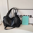 thumbnail image 4 of Slouchy Handbag Large Shoulder Crossbody Bag Women's PU Leather Shopper Bag with Multiple Pockets for Daily Use, 4 of 9