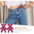 thumbnail image 4 of Botón desmontable de Metal para mujer, alfileres de Clip de cintura ajustables para falda y pantalón, accesorios de ropa DIY, 2 piezas, 4 of 4