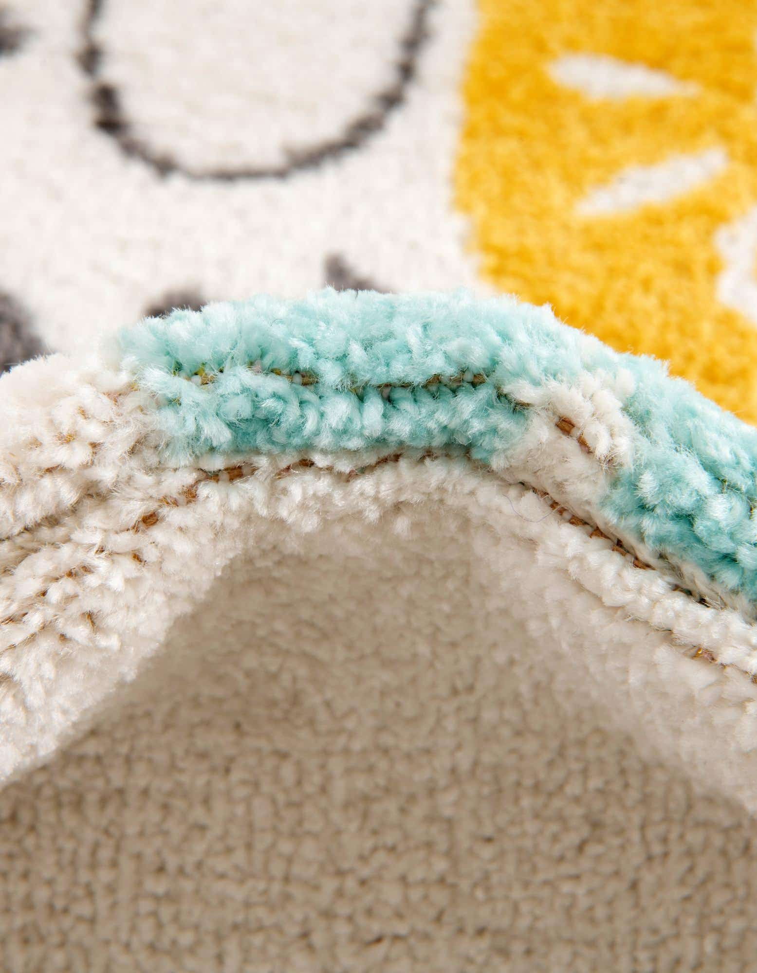 Whimsy ラグマット Unique Loom Whimsy Kids Collection Area Rug - Animals (5' 3