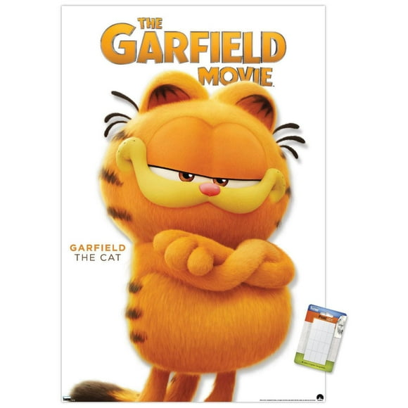 The Garfield Movie - Garfield Feature Series 24 Wall Poster with Magnetic Frame, 22.375" x 34"