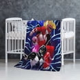 thumbnail image 7 of Power Rangers Anti-Pilling Flannel 32"X48" Super Soft Plush Air Condition Quilt Fluffy Warm Cozy Decorative Blankets, 7 of 7
