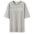 thumbnail image 4 of Men Summer Tops Long Layering Men Casual T Shirt Co T Long Sleeve Shirt Pack Mens Sleeve Fitted Athletic Tee Lady Tee Sleep Neck Pullover Men's Short Shirts For Grey L, 4 of 4