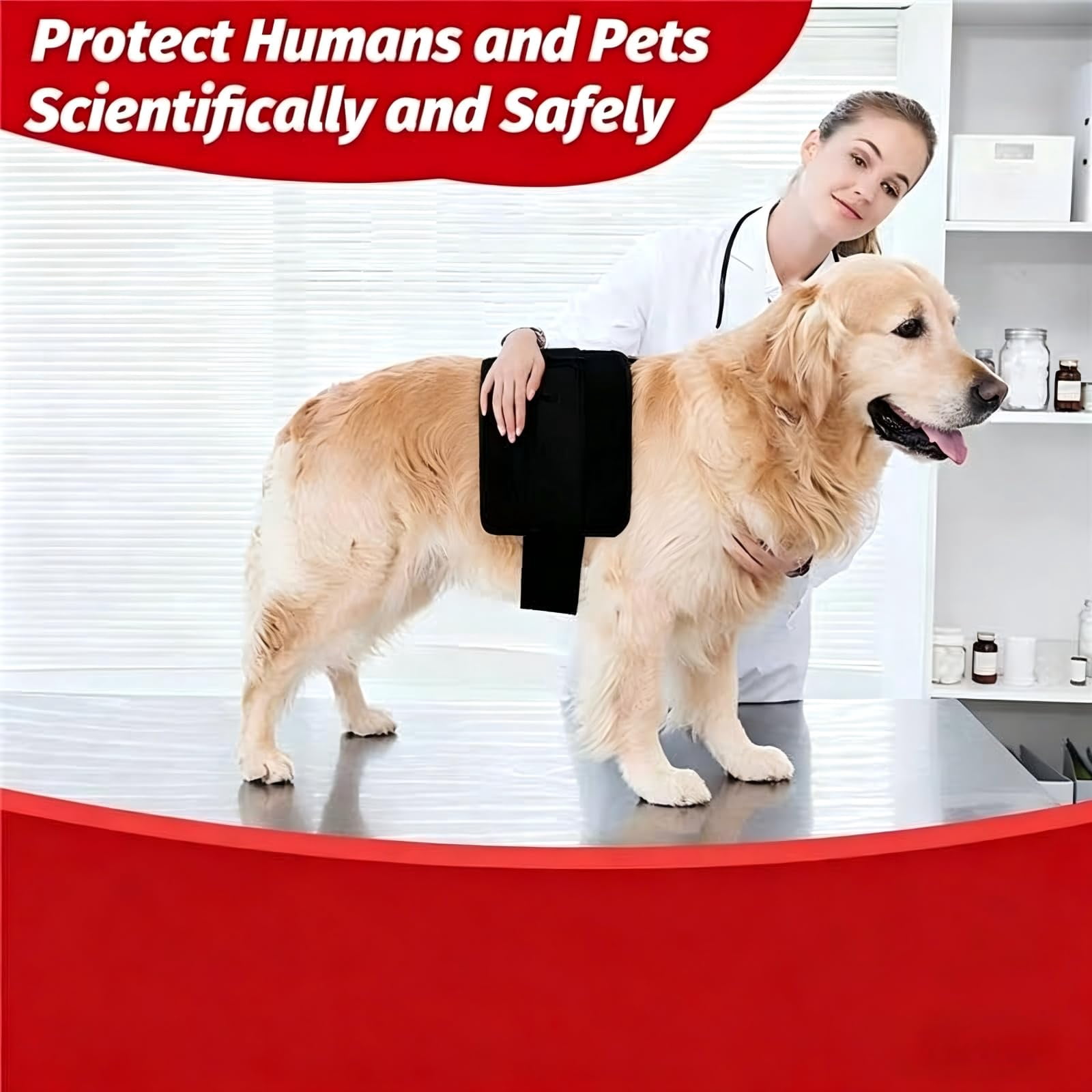 Red Light Therapy Pad for Body, 3-in-1 LED 660nm & 850nm Infrared Light Therapy Pad for Dogs, Shoulder, Back, Knee.with Timer Controller Gift for Women Men