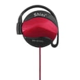 thumbnail image 4 of Sports Ear Hook Wired Headset with Microphone Padded Headphone Sponge Earmuffs Earphone Earbuds Universal Computer Tablet Red, 4 of 8