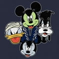 thumbnail image 2 of Toddler's Mickey & Friends Halloween Iconic Monsters Graphic Tee Navy Blue 4T, 2 of 3