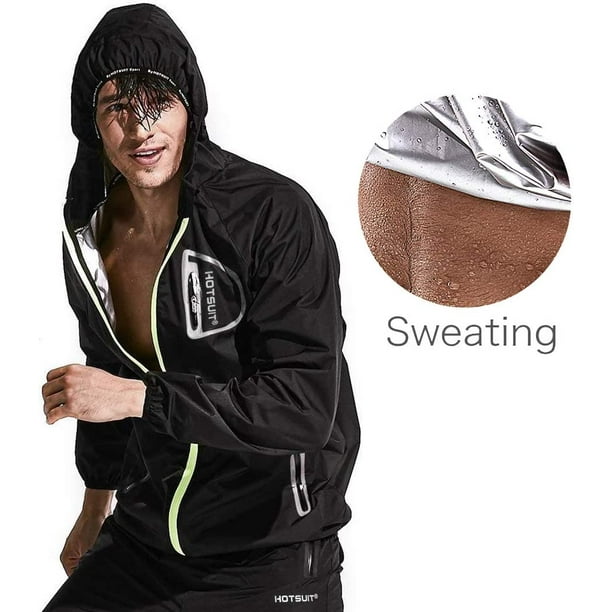 GOLD XIONG PADISHAH Heavy Duty Sauna Suit Exercise Sauna Sweat Suit Gym  Workout Sauna Jacket and Sauna Pants for Women Men