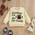 thumbnail image 4 of Vedolay Cute Tops for Girls Cute Hoodies Long Sleeve Casual Lightweight Pullover Sweatshirt,White 18-24 Months, 4 of 5