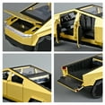 thumbnail image 3 of Anmyjuly 1/32 scale Alloy diecast pickup truck toy for boys age 4-7, pull back toy Cars, Metal Toy Trucks, Rugged and Durable,Halloween cybertruck gift, 3 of 8