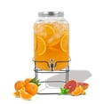 thumbnail image 1 of Vitrolero Dispensador De Agua Vidrio 8 Litros Onof Mason Jar Cromado, 1 of 6