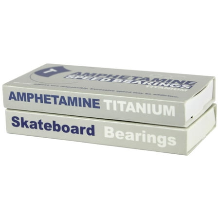 AMPHETAMINE TITANIUM ABEC 7 Inline Skate Hockey Bearings SET (Best Roller Hockey Bearings)