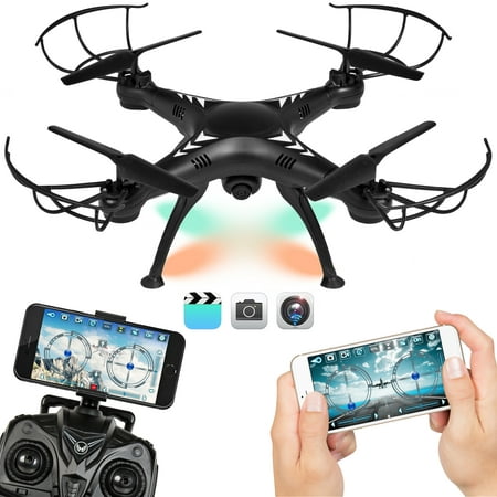 Best Choice Products 2.4G 6-Axis FPV RC Voice Command Quadcopter Drone w/ 720P HD WIFI Live Video Cam, Altitude