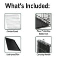 thumbnail image 7 of Ultima Pro 42-inch Double Door Folding Wire Dog Crate, 7 of 7
