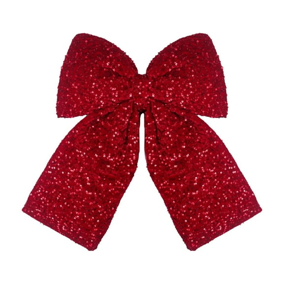 Christmas Tree Christmas Bow Christmas Sponge Bowknot Hanging Ornament Wedding Hotel Decoration Bowknot Hanging Decoration