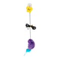 thumbnail image 3 of Juguetes para gatos para colgar en la puerta jinwen Ratones de peluche suaves Violeta, 3 of 8