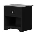 thumbnail image 3 of South Shore Vito 1-Drawer Nightstand - End Table with Storage Black, 3 of 11
