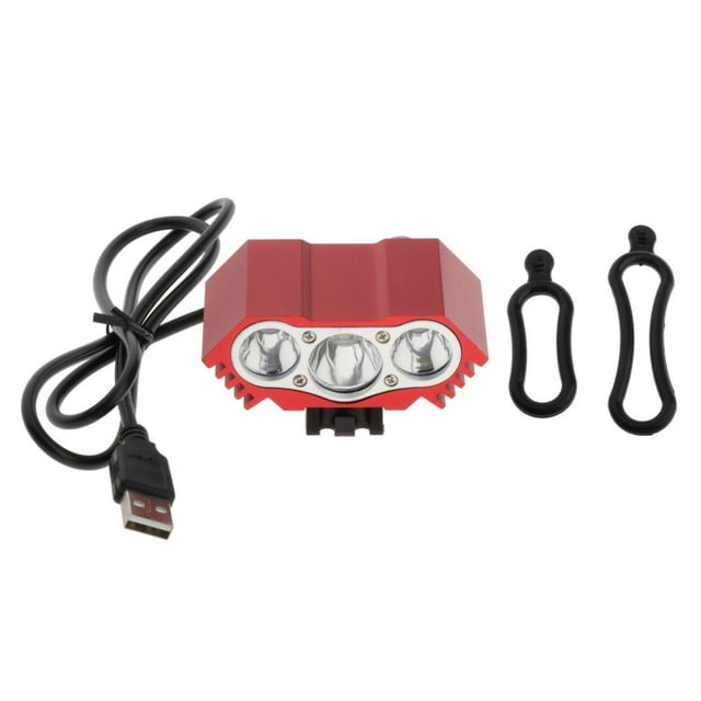 koolsoo Lampe avant de Vélo Lampe de Guidon Phare Rouge