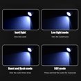 thumbnail image 4 of Bsvklp 1200 MAh Portátil Pesca LED Faro USB Recargable Impermeable Faro, 4 of 9