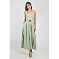 thumbnail image 1 of Vestido midi con cinturon Roman Fashion /Juvenil, 01680 (Pistache) verde claro G, 1 of 5