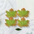 thumbnail image 4 of sunsanly 200Pcs Artificial Maple Leaf Realistic Fake Silk Colorful Fall Maple Leaves Decoration Halloween Party Thanksgiving Day Autumn Festival Decor Photo Props, 4 of 8