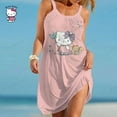 thumbnail image 1 of RWJDXD Hello Kitty Été Femmes Bikini Paréo Maillot de Bain Tunique Tenue de Plage Robe de Plage Mode Chaude Robe de Soirée Été, 1 of 1