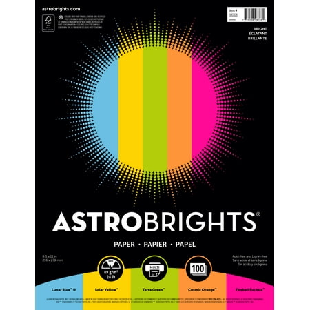 Wausau Astrobrights Colored Paper - Astrobrights Color Paper, 8.5